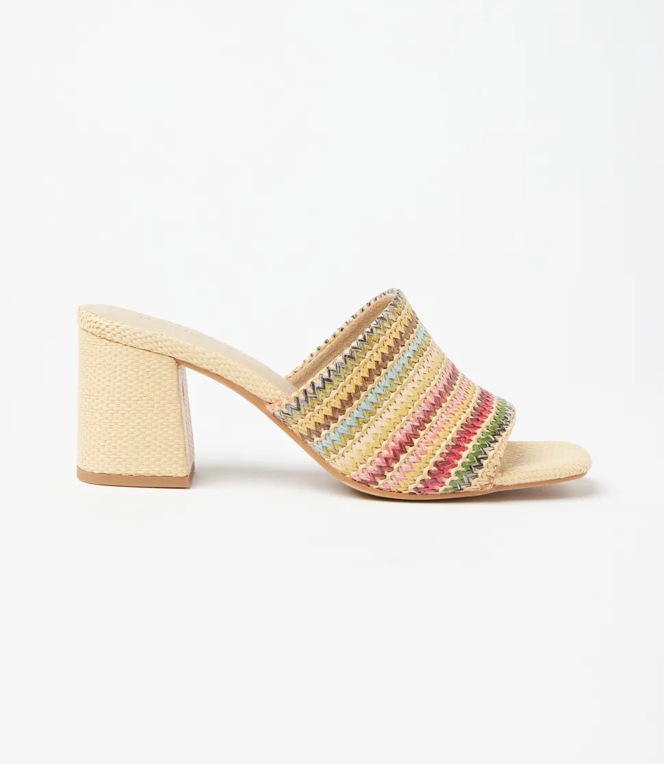 Adapt Raffia High Heel Sandals