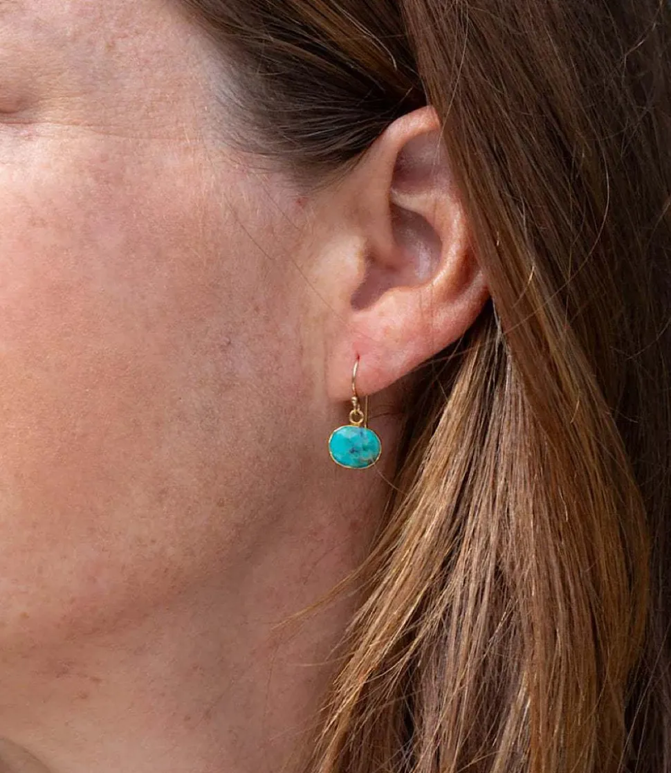 Amazonite Stone Earrings