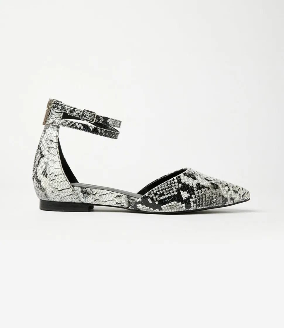 Ankle Strap Pointed Toe Flats