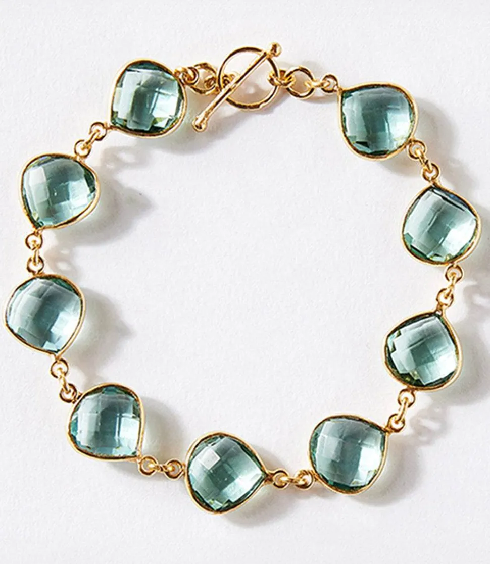 Aqua Quartz Bracelet