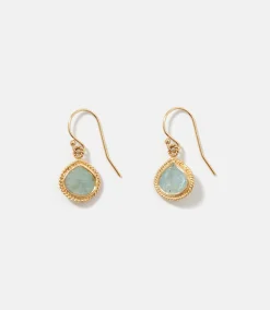 Aquamarine Drop Earrings