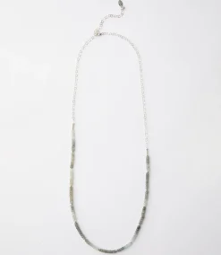 Beaded Aquamarine Necklace
