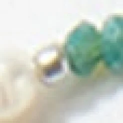 Beaded Gemstone And Pearl Stretch Bracelet