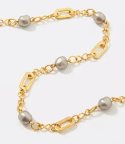 Beaded Pearl Necklace