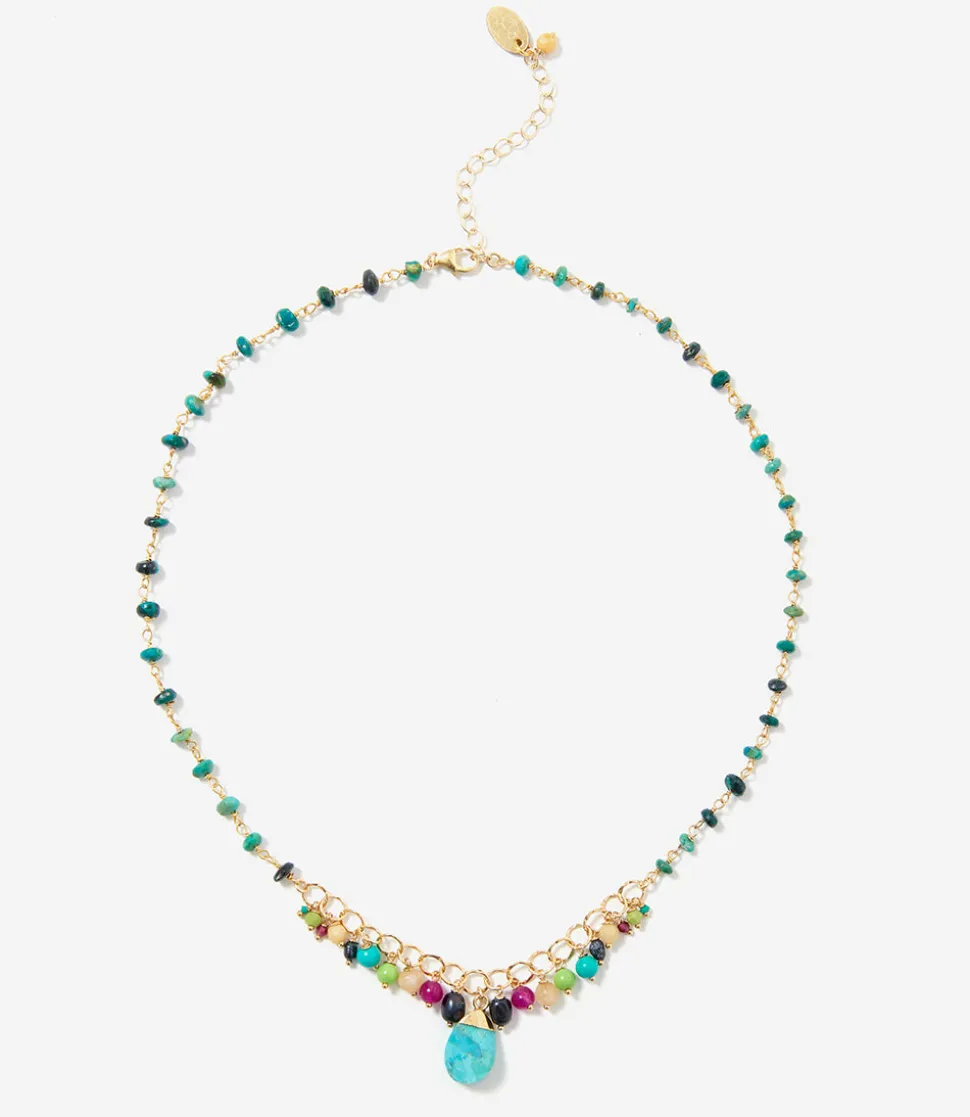 Beaded Turquoise Necklace