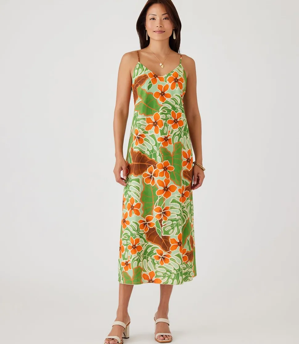 Bias Cut Midi Dress