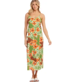 Bias Cut Midi Dress