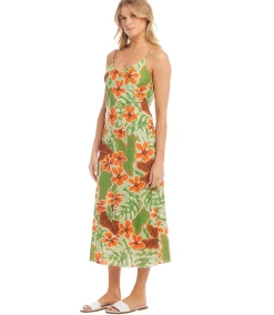 Bias Cut Midi Dress