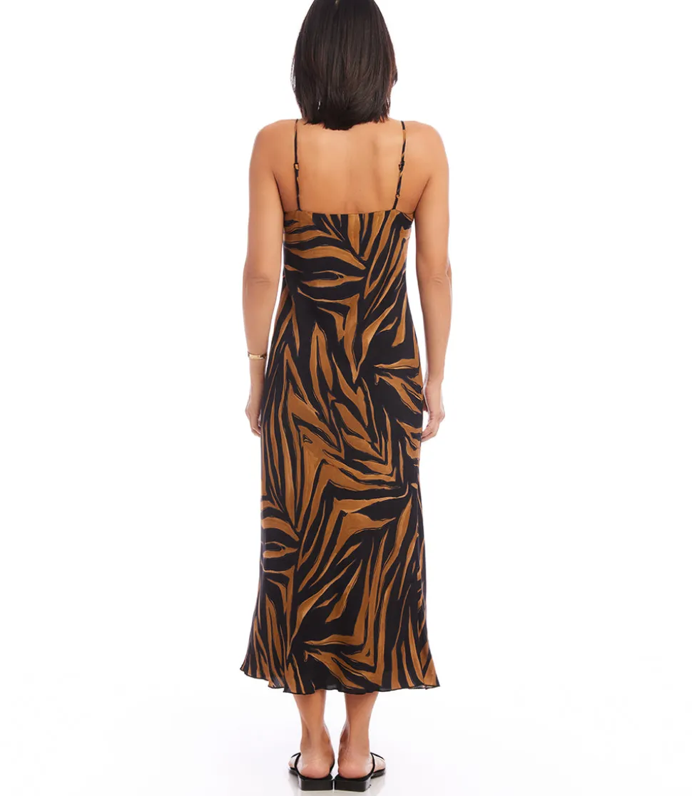 Bias Cut Midi Dress