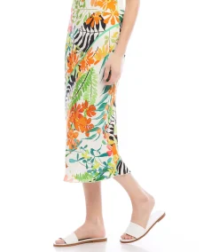 Bias Cut Midi Skirt