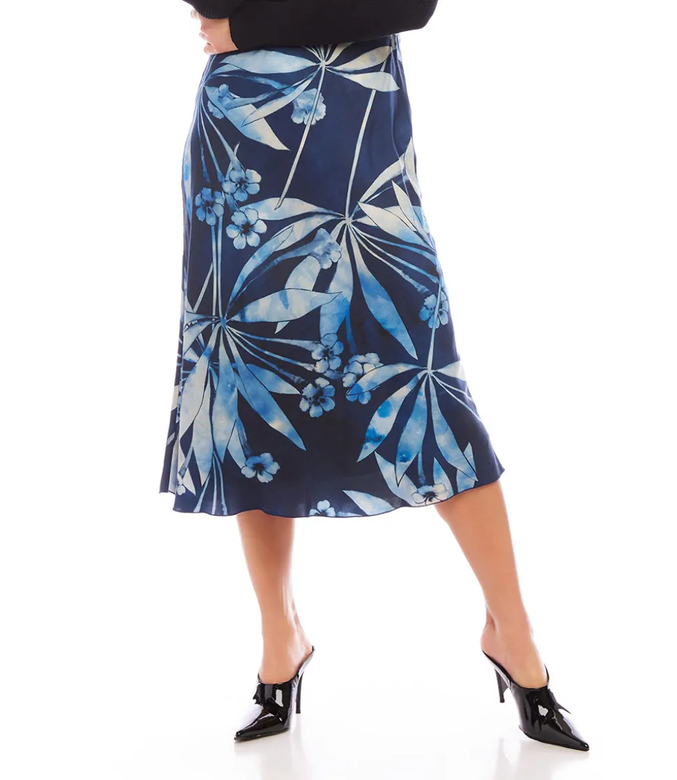 Bias Cut Midi Skirt