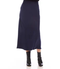 Bias Cut Midi Skirt