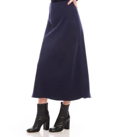 Bias Cut Midi Skirt