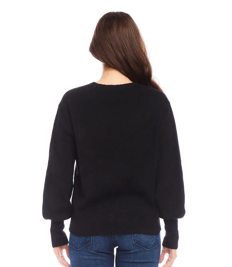 Blouson Sleeve Sweater