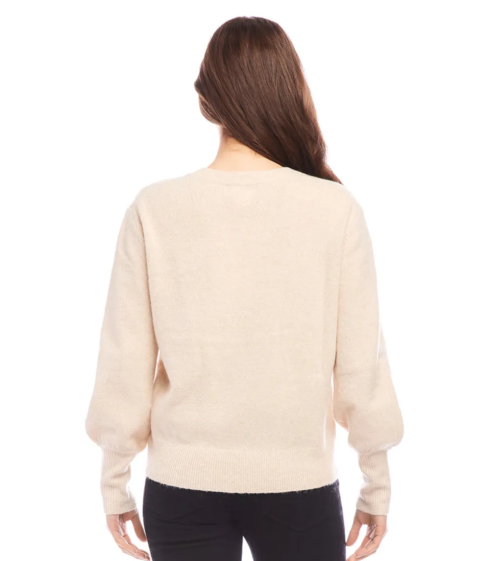 Blouson Sleeve Sweater