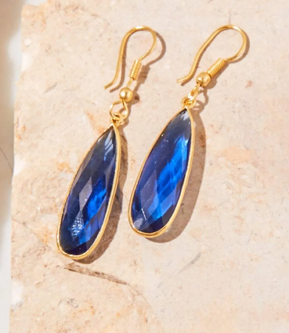 Blue Quartz Earrings
