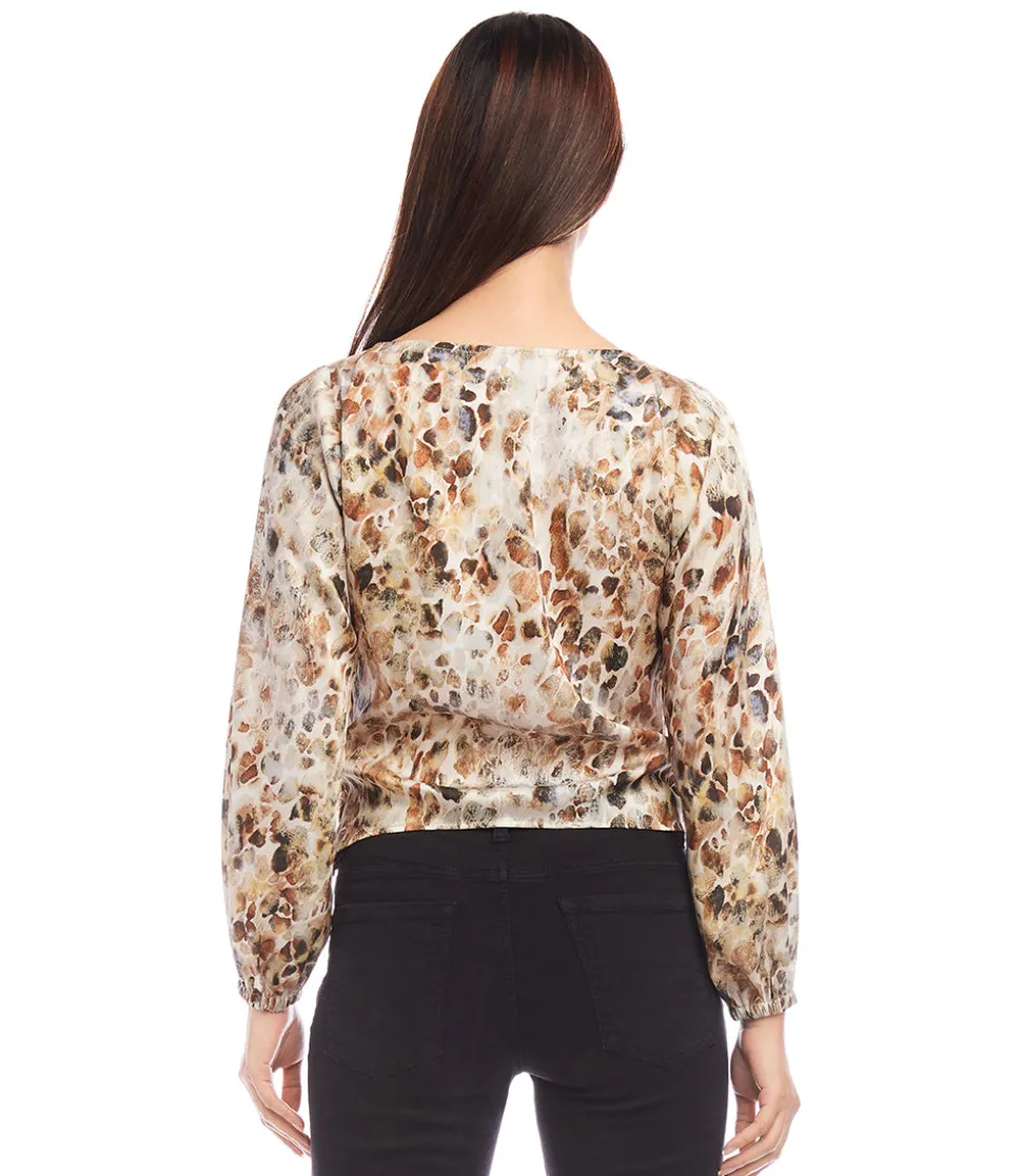 Boatneck Drape Top