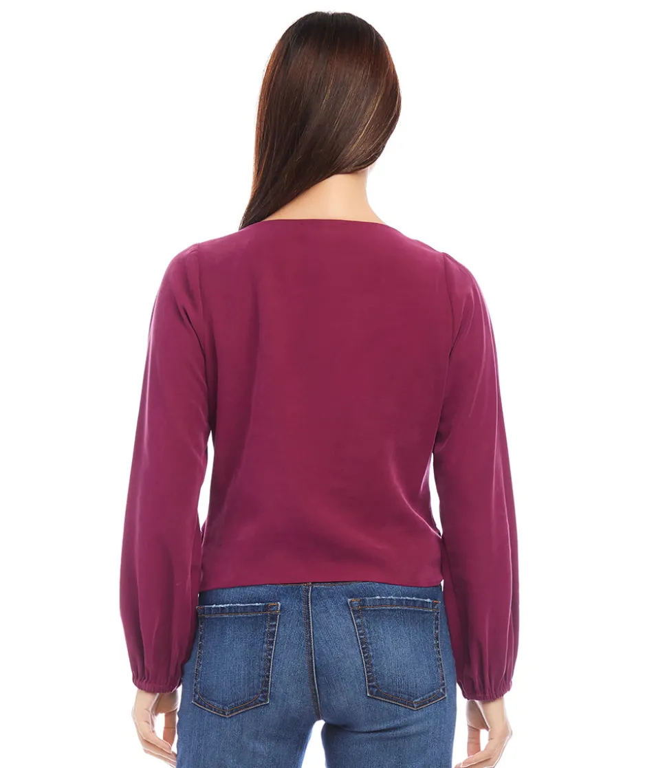 Boatneck Drape Top