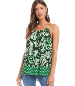 Border Print Tank