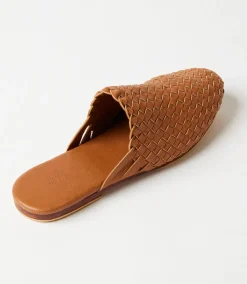 Braided Leather Mules