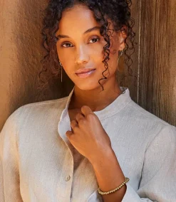 Brass Beaded Bracelet