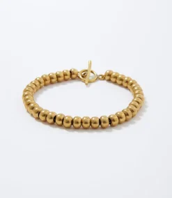 Brass Beaded Bracelet