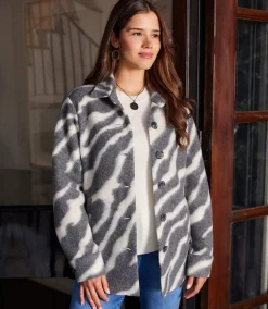 Brushed Shirt Jacket