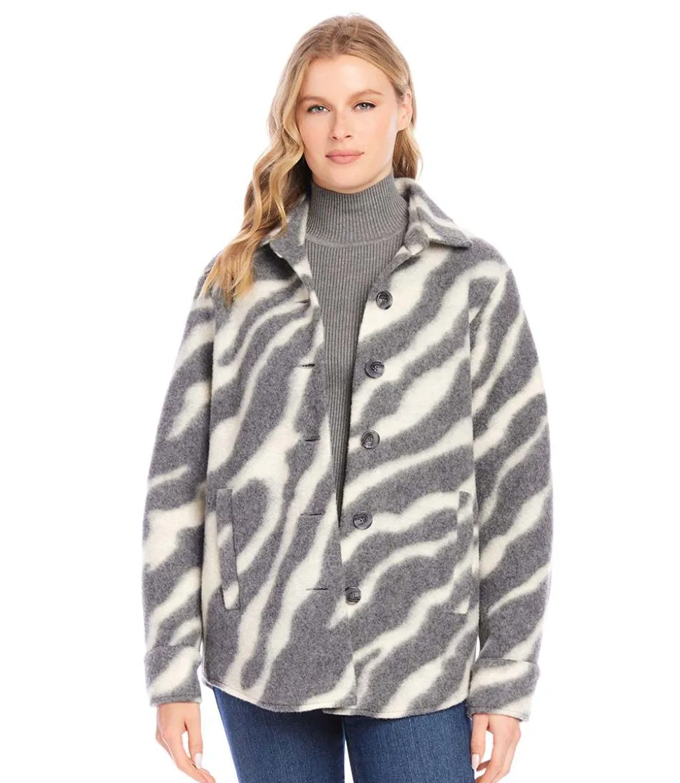 Brushed Shirt Jacket