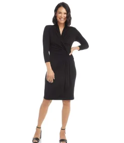 Cascade Wrap Dress