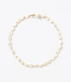 Chan Luu Beaded Mother Of Pearl Necklace