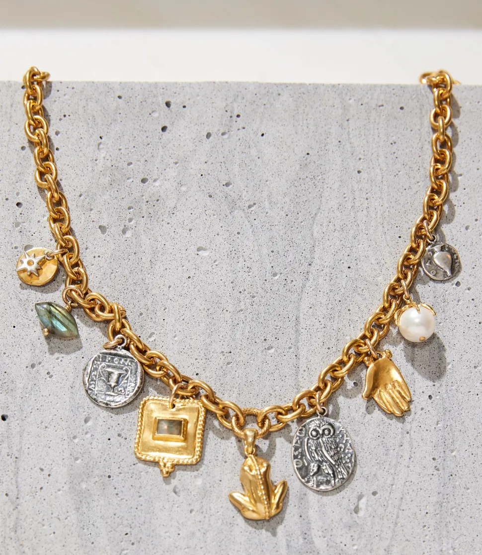 Chan Luu Charm Station Necklace