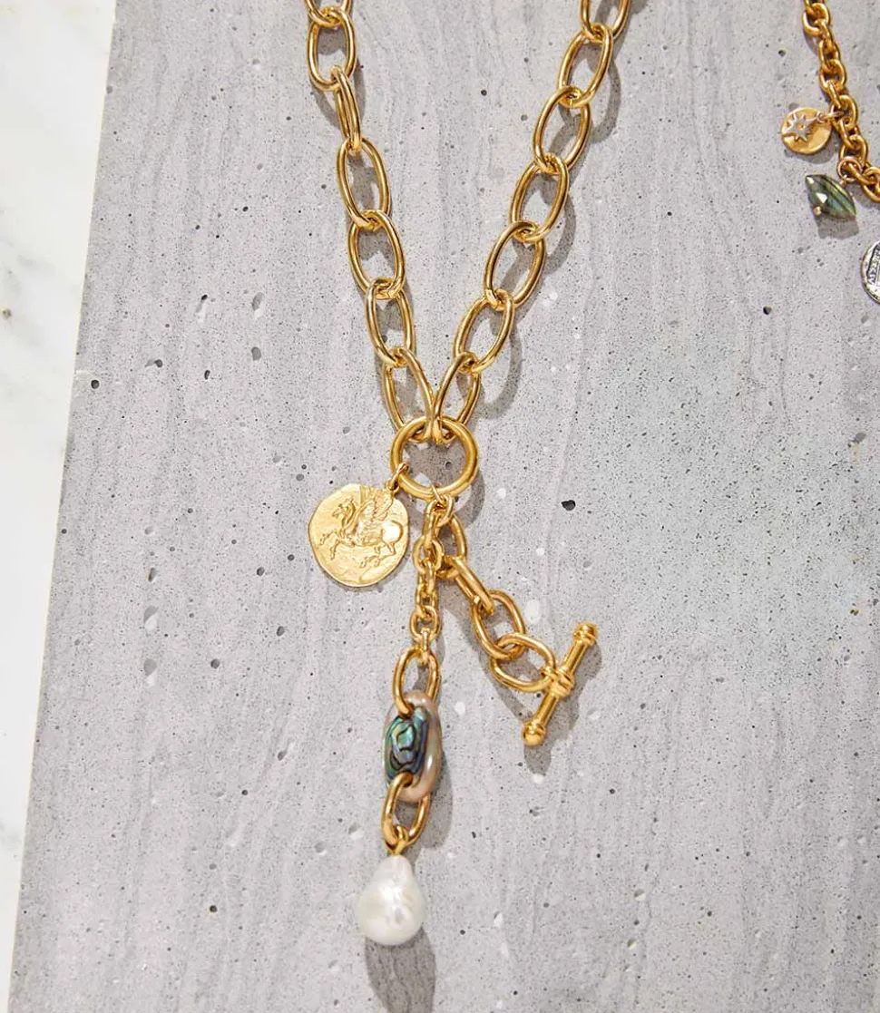 Chan Luu Charm Toggle Necklace