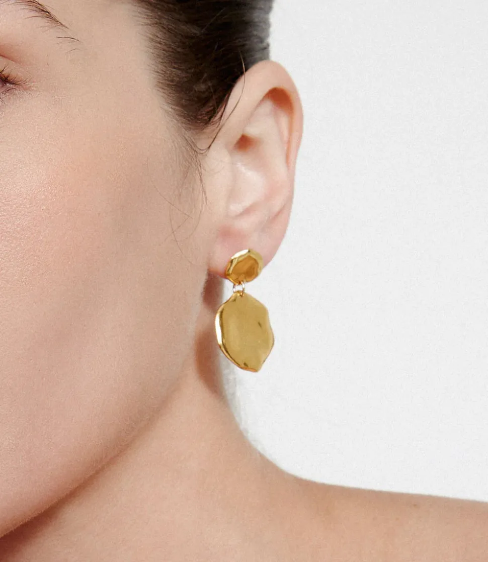 Chan Luu Organic Gold Earrings