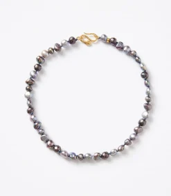 Chan Luu Peacock Pearl Beaded Necklace
