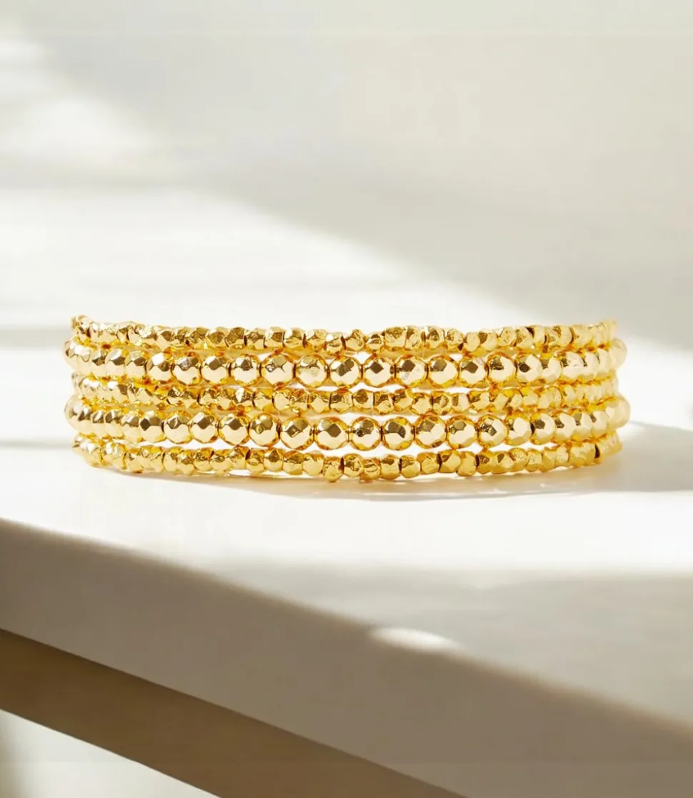 Chan Luu Stacked Gold Bracelet