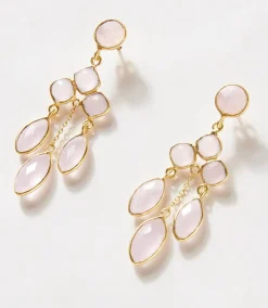 Chandelier Gemstone Earrings