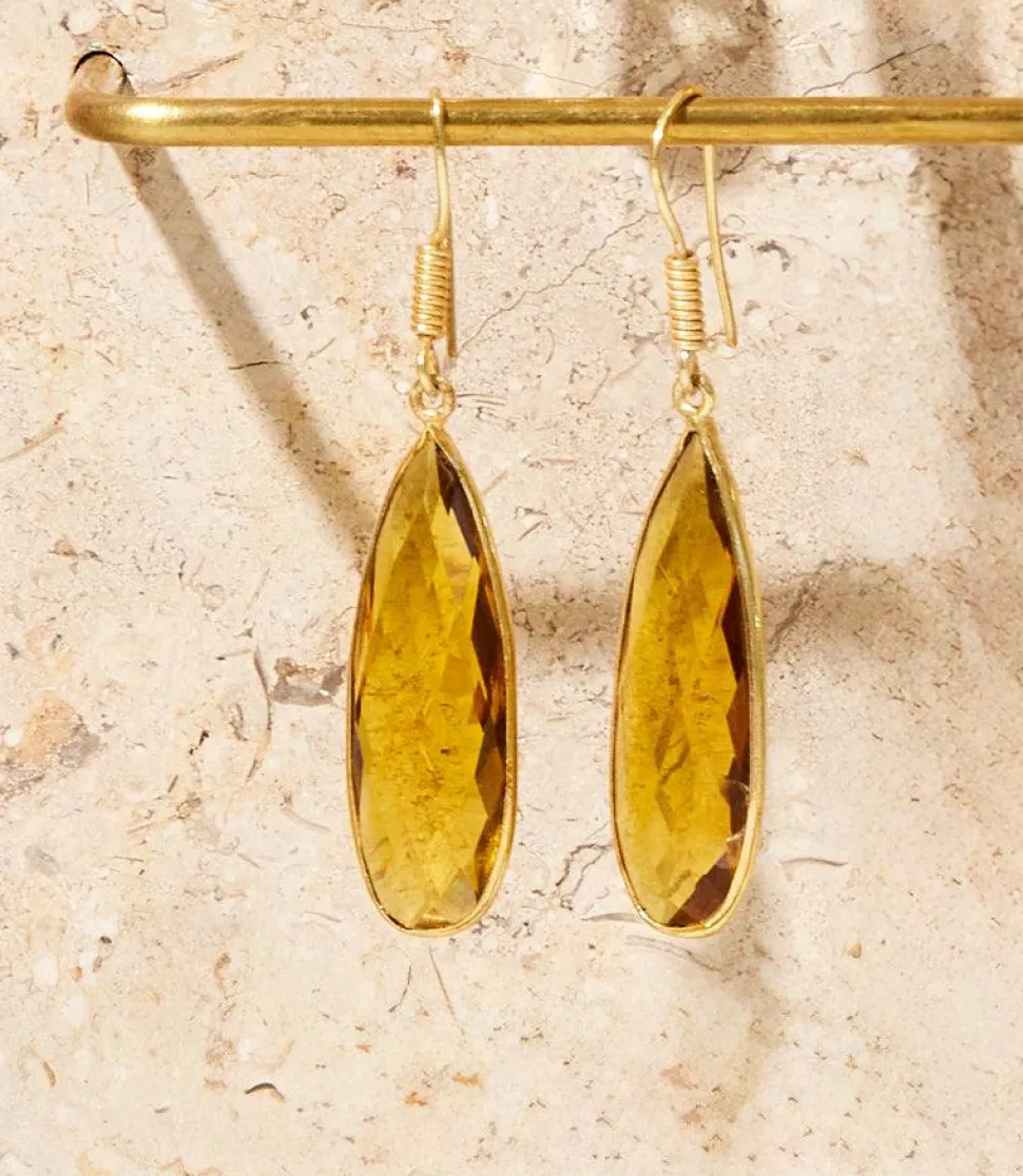 Citrine Quartz Earrings