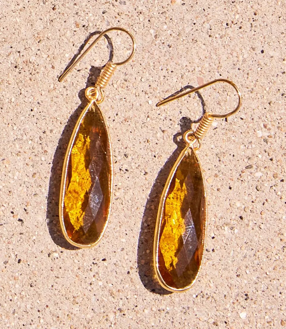 Citrine Quartz Earrings