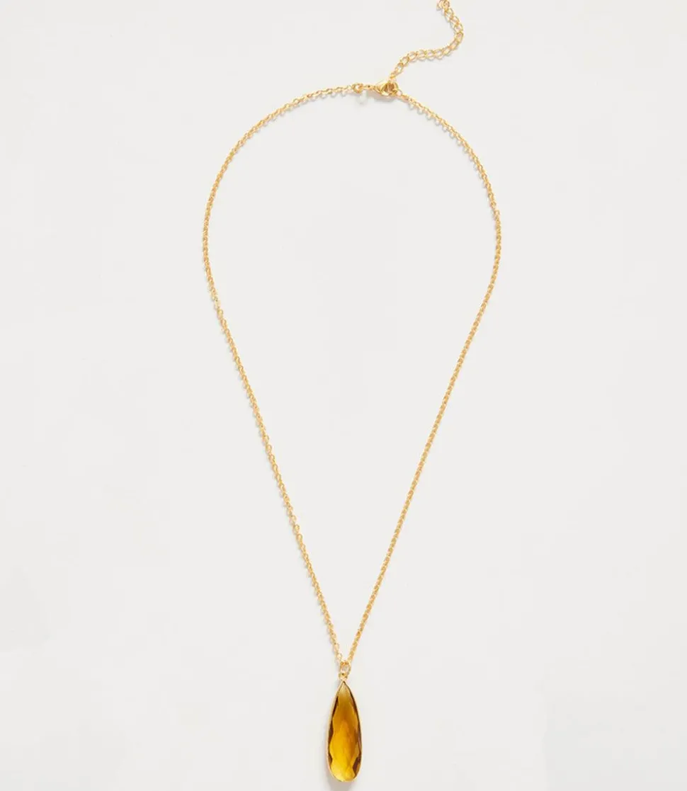 Citrine Quartz Necklace