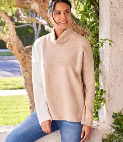 Colorblock Turtleneck