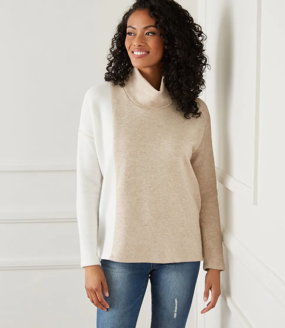 Colorblock Turtleneck