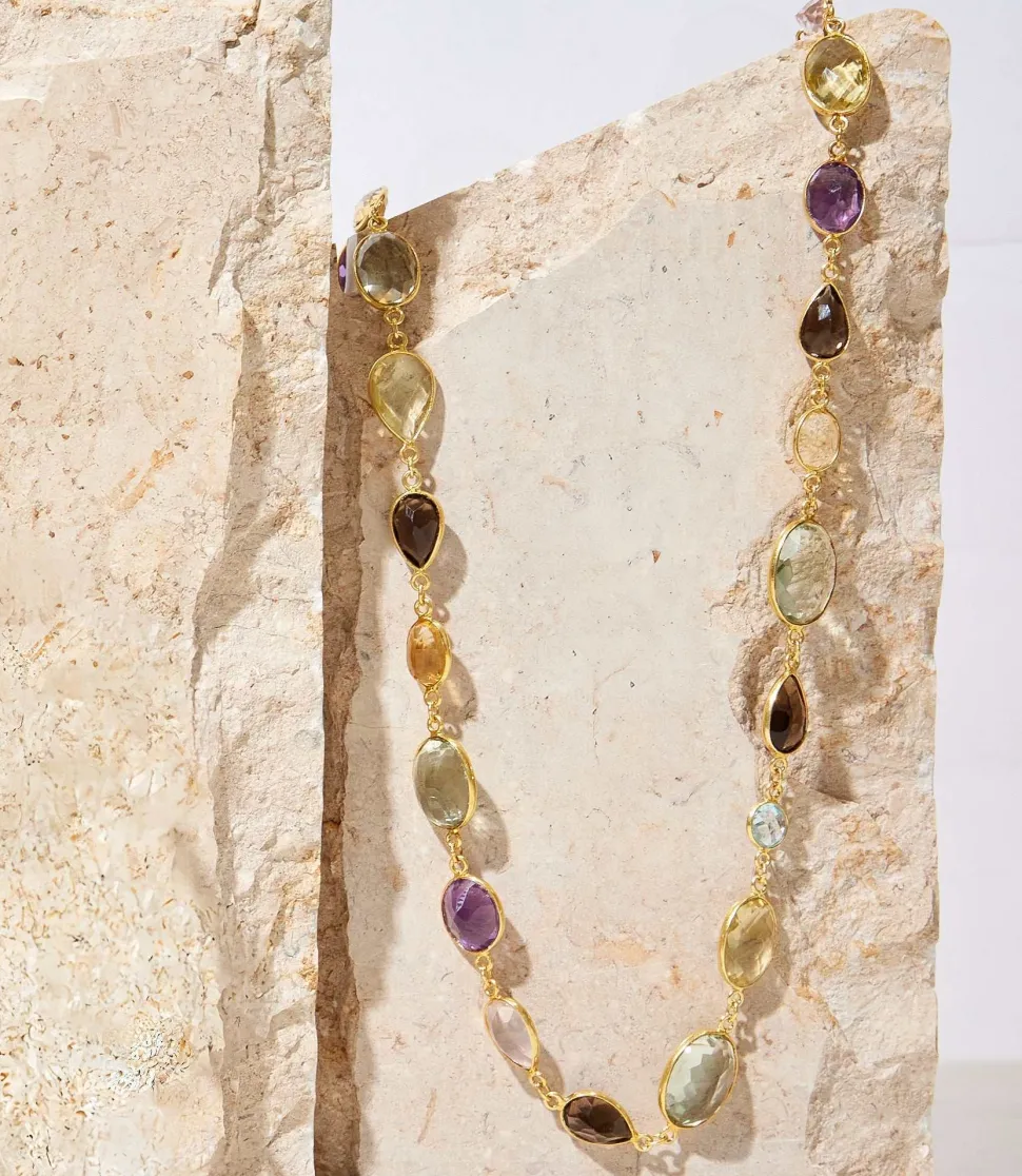 Colorful Gemstone Necklace