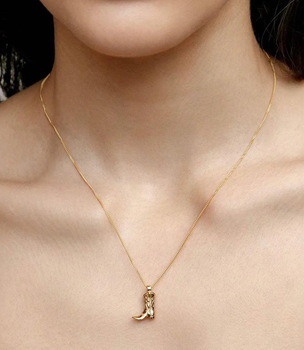 Cowboy Boot Necklace
