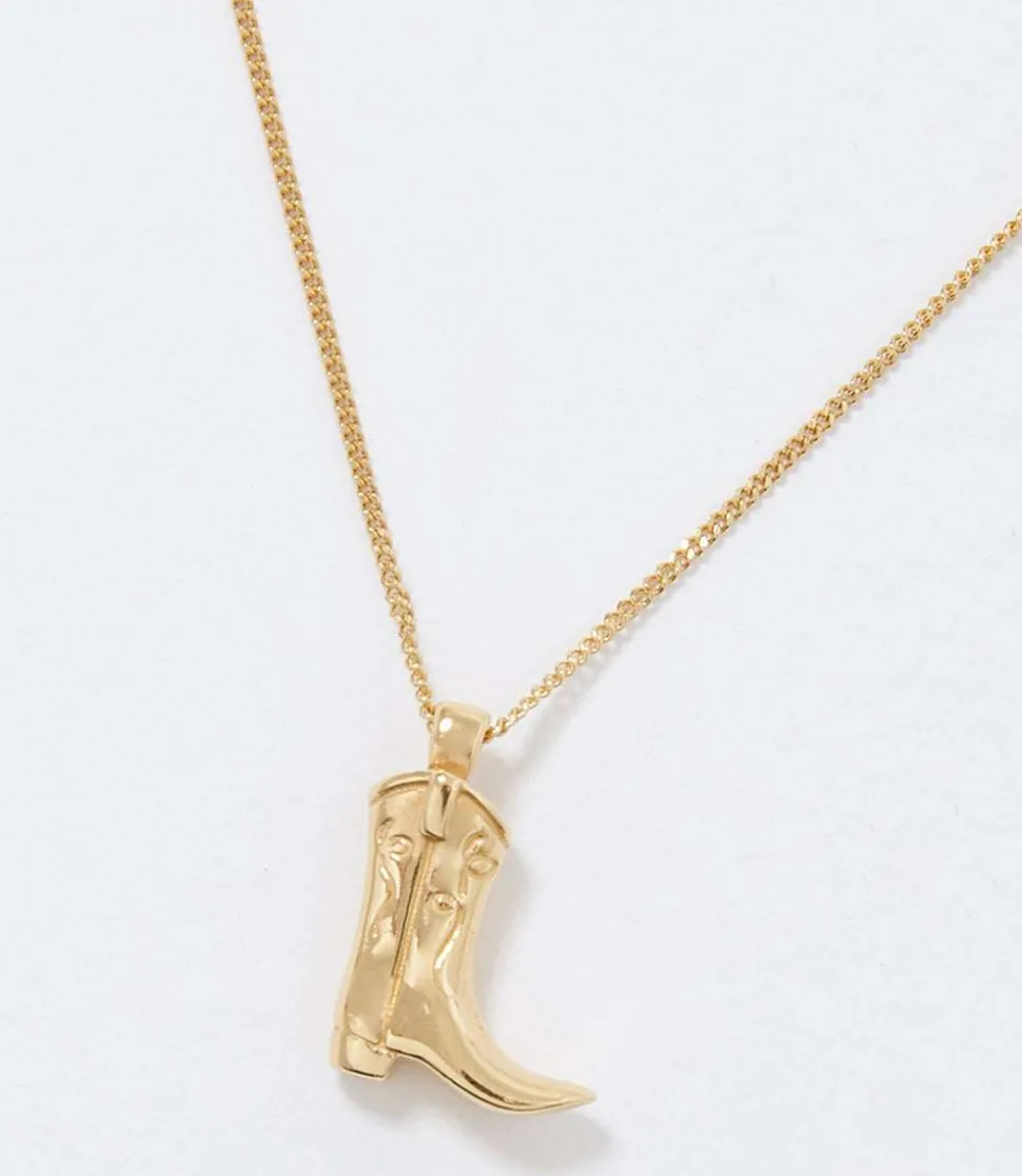 Cowboy Boot Necklace