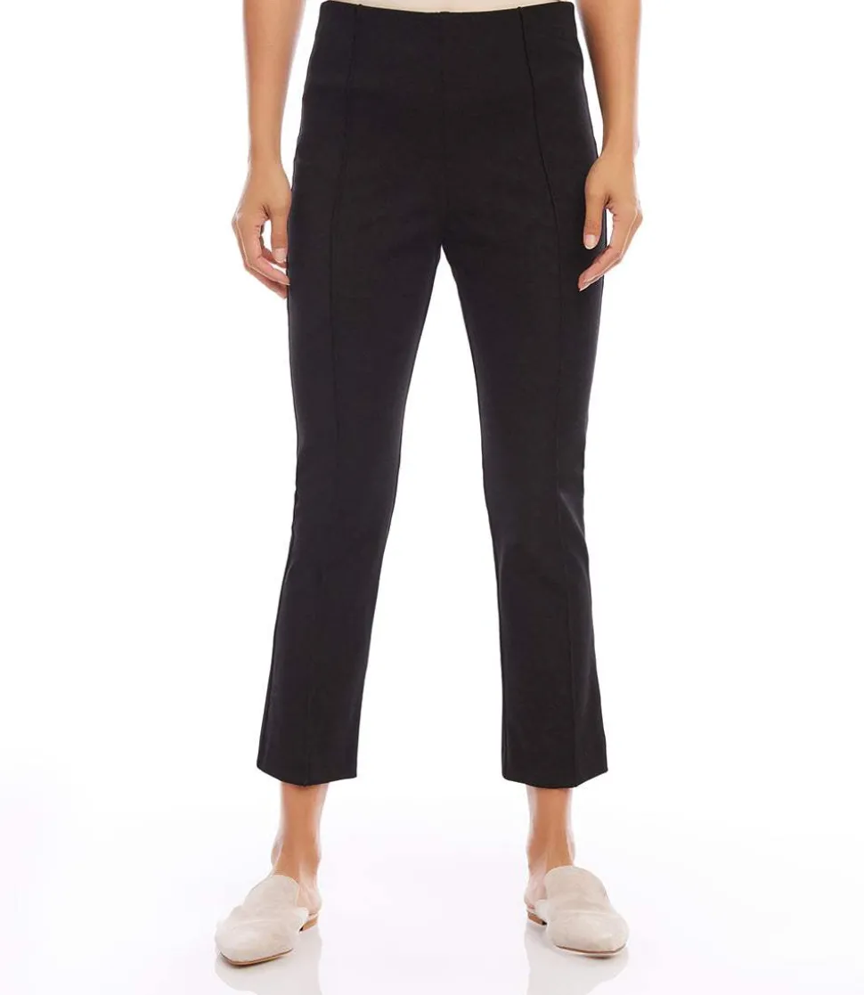 Cropped Pintuck Pants