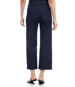 Cropped Wide Leg Jeans