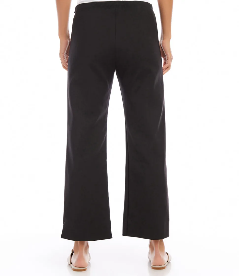 Cropped Wide Leg Pants