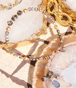Crystal And Gemstone Bracelet