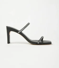 Crystal Leather Sandals
