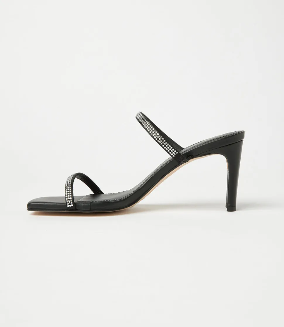 Crystal Leather Sandals